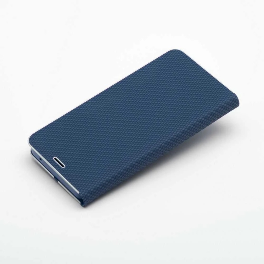Forcell Oem LUNA Book Carbon Case for Samsung Galaxy A22 5G in Blue – 3