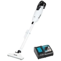 Cordless Stick Vacuum Cleaner 18 V, white, Makita [DCL284FRFW] 3.0 Ah, LXT