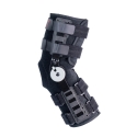 Long Open Knee Brace "Stabilmax O-1243/4XL REHAFUND", Black