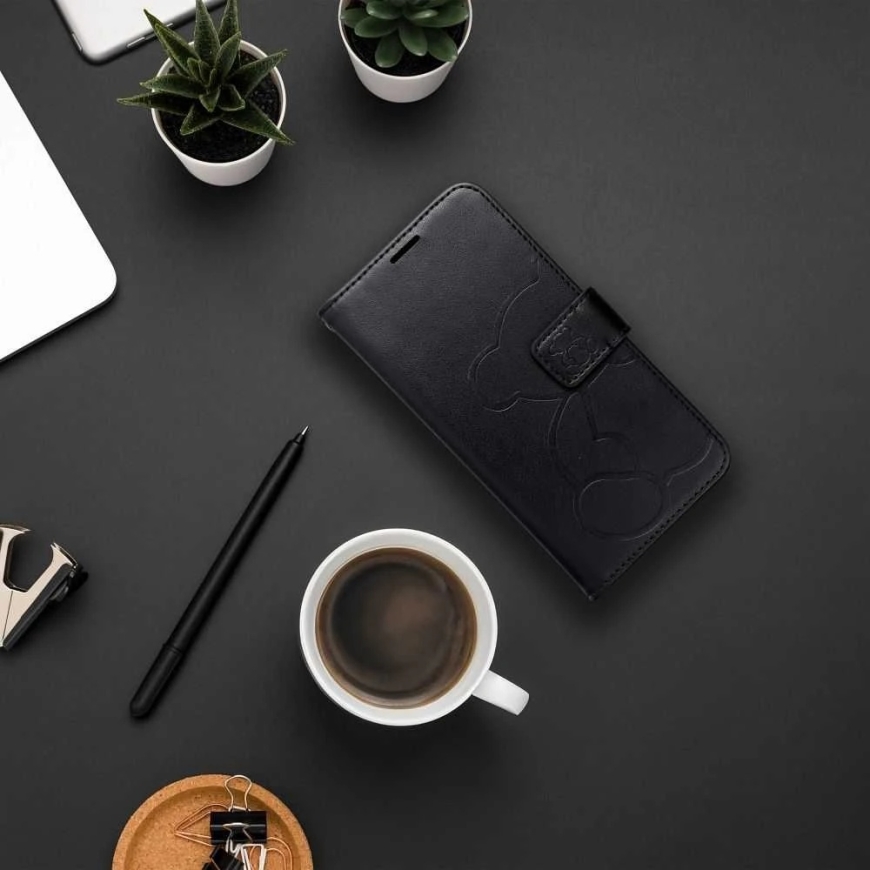 Oem MEZZO-kansio Samsung Galaxy A26 5G teddy bear mustassa värissä – 4