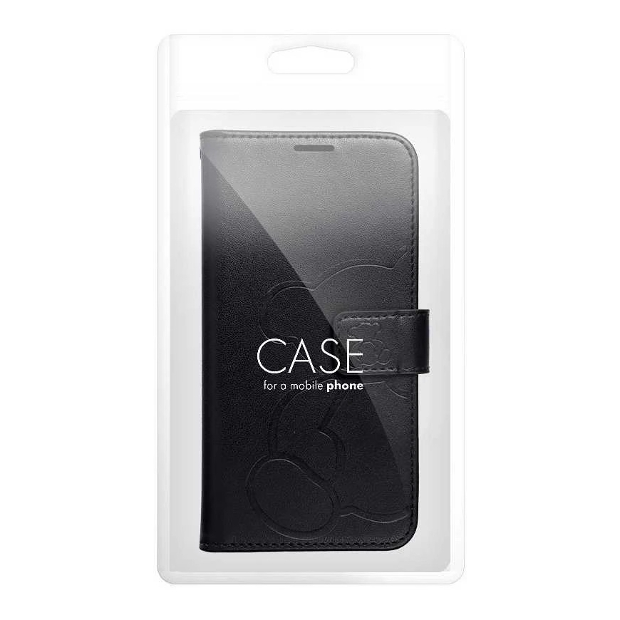 Oem MEZZO raamatu kate Samsung Galaxy A26 5G teddy bear musta värvi – 5