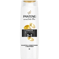 Plaukų šampūnas, kondicionierius ir intensyvi priežiūra PANTENE Thick&Strong 3in1, 325 ml