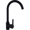 PYRAMIS LEFKADA sink (59x44) 1B 1D black + Lungo volcano Black Edition tap - 070261111LBE PYRAMIS LEFKADA sink (59x44) 1B 1D black + Lungo volcano Black Edition tap - 070261111LBE