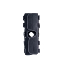 Long Open Knee Brace "Stabilmax O-1243/2XL REHAFUND", Black