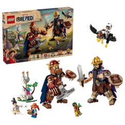 LEGO ONE PIECE 75644 Dorry pret Brogy - Giganti no Mazā Dārzā
