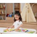 Viga koka Montessoru puzle 2in1 Ferma Viga koka Montessoru puzle 2in1 Ferma