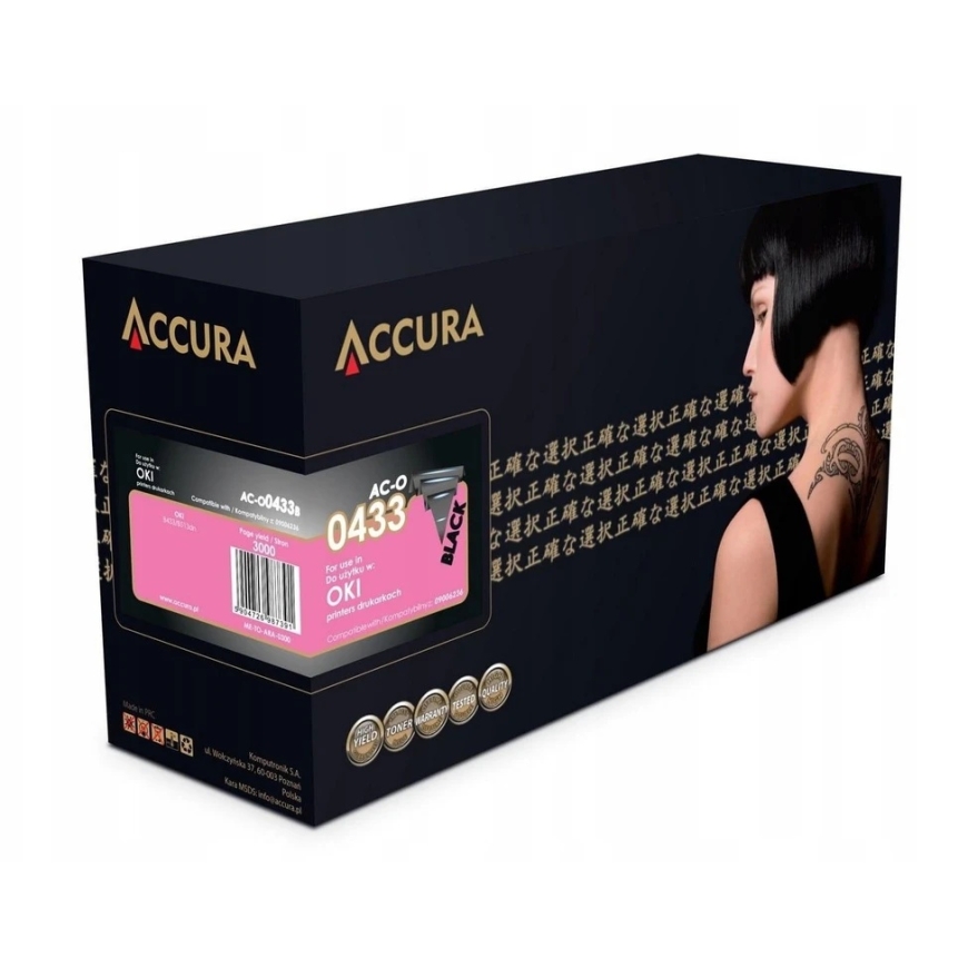 "Accura" toner cartridge for OKI (09006236) replacement