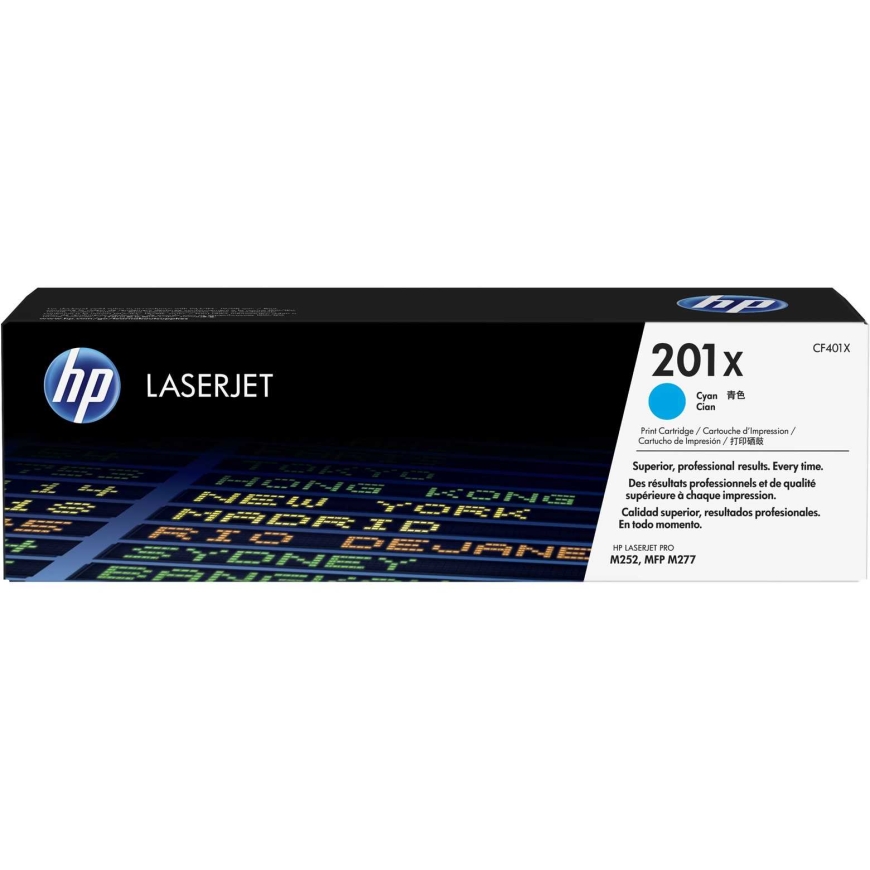 HP CF401X No.201X Голубой