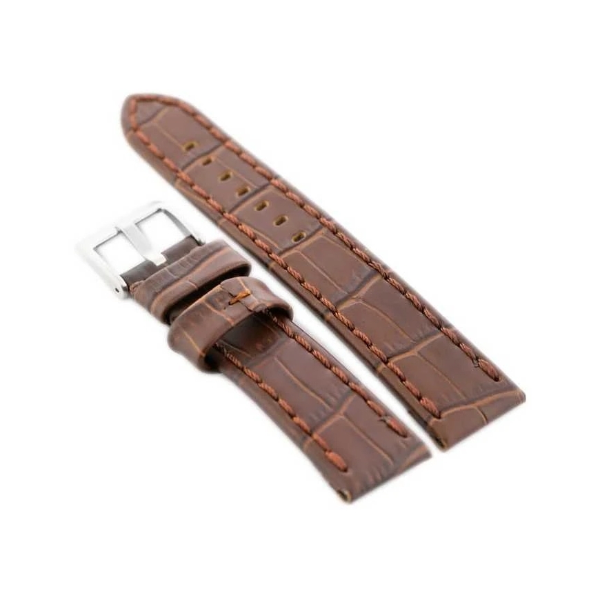 Nahast kellarihm „Pacific W49“ – tumepruun – 22 mm – 3