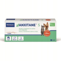 VIRBAC Anxitane S - maisto papildas šunims ir katėms - 30 kapsulių