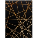 Ковер 140 × 190 см, черного и золотого цвета MOSSE ARTDECO Ковер 140 × 190 см, черного и золотого цвета MOSSE ARTDECO