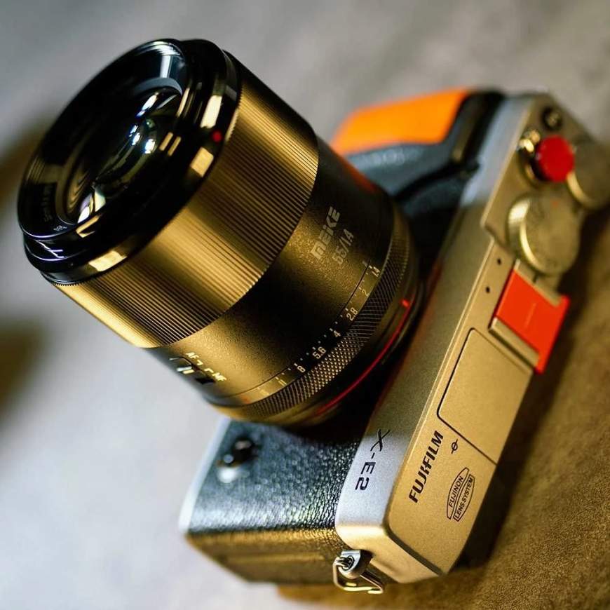 Objektyvas - Meike 55mm f/1.4 AF objektyvas (FUJIFILM X, 1.4 diafragma, 0.61m fokusas) – 5