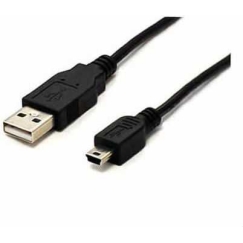 Sharkoon USB 2.0 A-B Mini kaapeli musta 1,0m