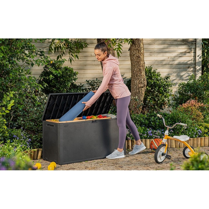 Keter 249384 storage box Rectangular Resin Light grey – 4