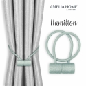 AmeliaHome Hamilton Vaaleansiniset Verhonauhat, 2 kpl AmeliaHome Hamilton Vaaleansiniset Verhonauhat, 2 kpl