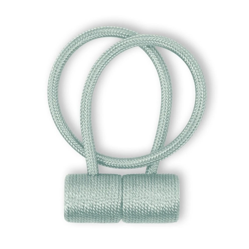 AmeliaHome Hamilton Light Blue Curtain Ties, Set of 2 – 3