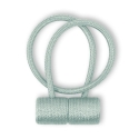 AmeliaHome Hamilton Light Blue Curtain Ties, Set of 2 AmeliaHome Hamilton Light Blue Curtain Ties, Set of 2