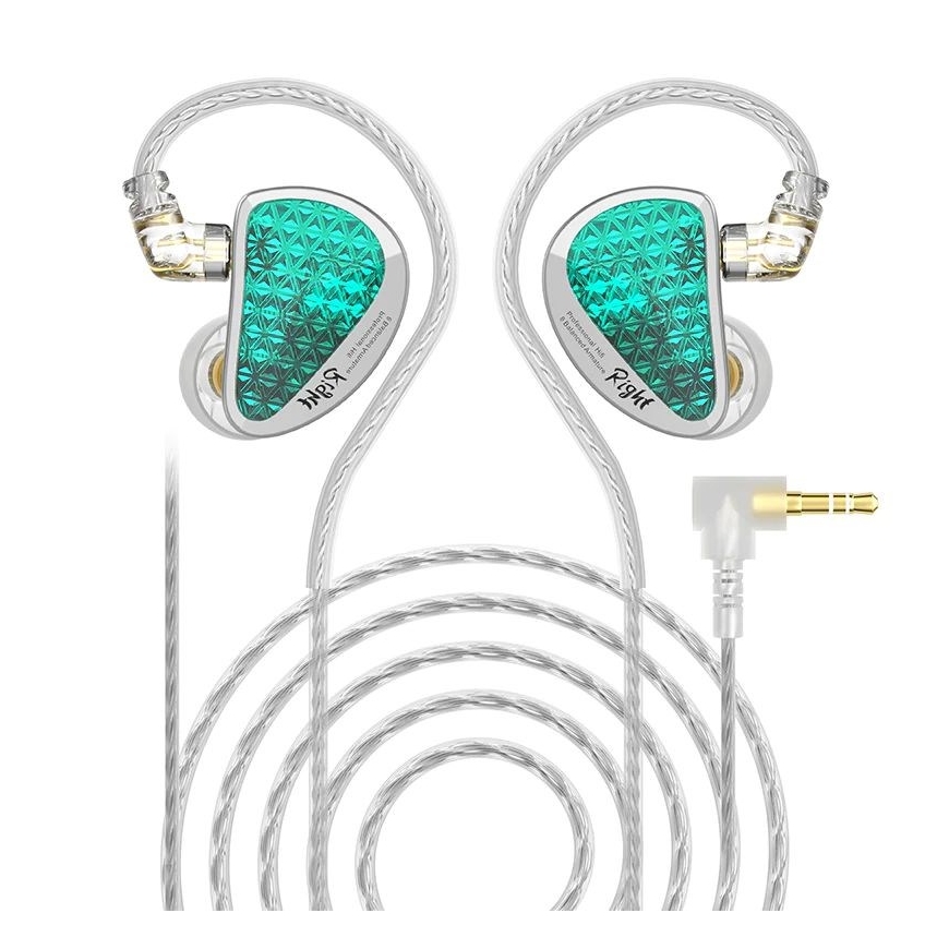 KZ AS16 PRO Cyan NAV MIC - austiņas, zaļas