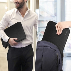 Tech-Protect Hardpouch kannettavalle 13-14 musta/musta