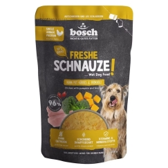 BOSCH Freshe Schnauze с курицей, тыквой и брокколи моно – влажный корм для собак – 250 г