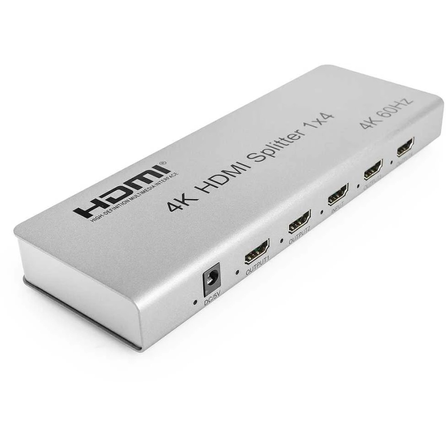 Спасетроник HDMI сплиттер 1x4 SPH-RS104_V46 4K 60 Гц CEC