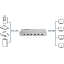 Спасетроник HDMI сплиттер 1x4 SPH-RS104_V46 4K 60 Гц CEC Спасетроник HDMI сплиттер 1x4 SPH-RS104_V46 4K 60 Гц CEC