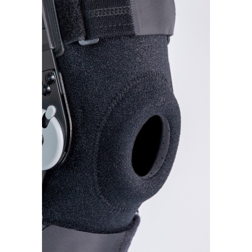Pitkä avoin polvituenta "Stabilmax O-1243/XL REHAFUND", musta – 5