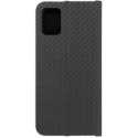 Dėklas Oem LUNA Book Carbon skirtas Samsung Galaxy A51 juodos spalvos