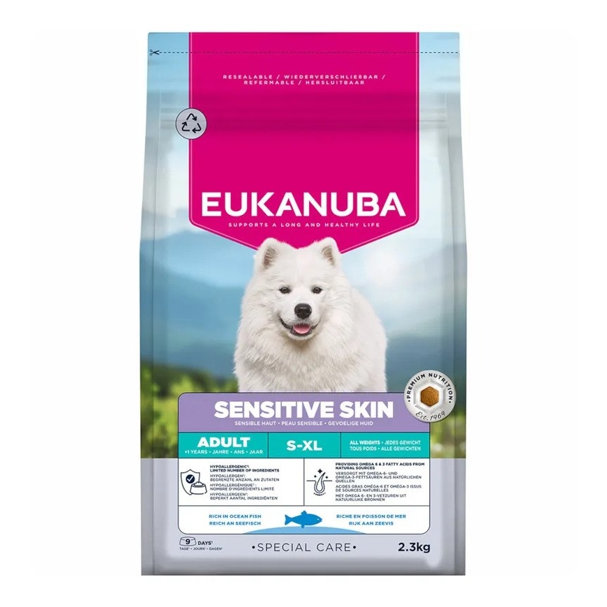 EUKANUBA īpaša aprūpe jutīgai ādai Mono