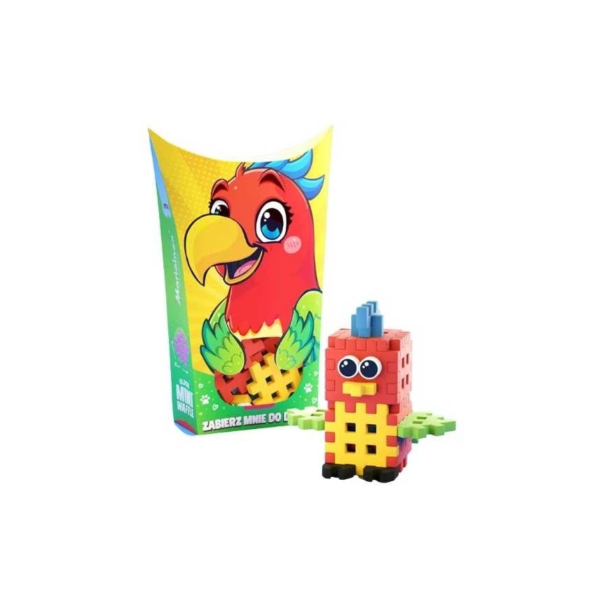 Marioinex Mini Waffle Pocket Pets Parrot Creative Building Blocks Set for Kids ZA6663