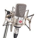 Neumann TLM 102 NI Studio-Set - liela diafragma kondensatora mikrofons ar šoku montāžu, niķelis Neumann TLM 102 NI Studio-Set - liela diafragma kondensatora mikrofons ar šoku montāžu, niķelis