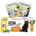 ANIMAL ISLAND Katru dienu filejas buljonā Tītars ar tunzivīm un Liellopa gaļa ar trušu Kaste - mitrais kaķu ēdiens - 40x85g ANIMAL ISLAND Katru dienu filejas buljonā Tītars ar tunzivīm un Liellopa gaļa ar trušu Kaste - mitrais kaķu ēdiens - 40x85g