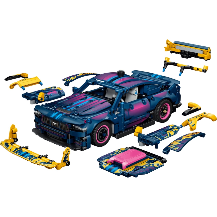 LEGO TECHNIC 42236 Кастомный гараж Ford Mustang GT – 3
