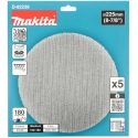 Makita Hiontaverkko seinälaastin hiomiseen (5 kpl), φ225mm, A180 D-82236 DSL801 Makita Hiontaverkko seinälaastin hiomiseen (5 kpl), φ225mm, A180 D-82236 DSL801
