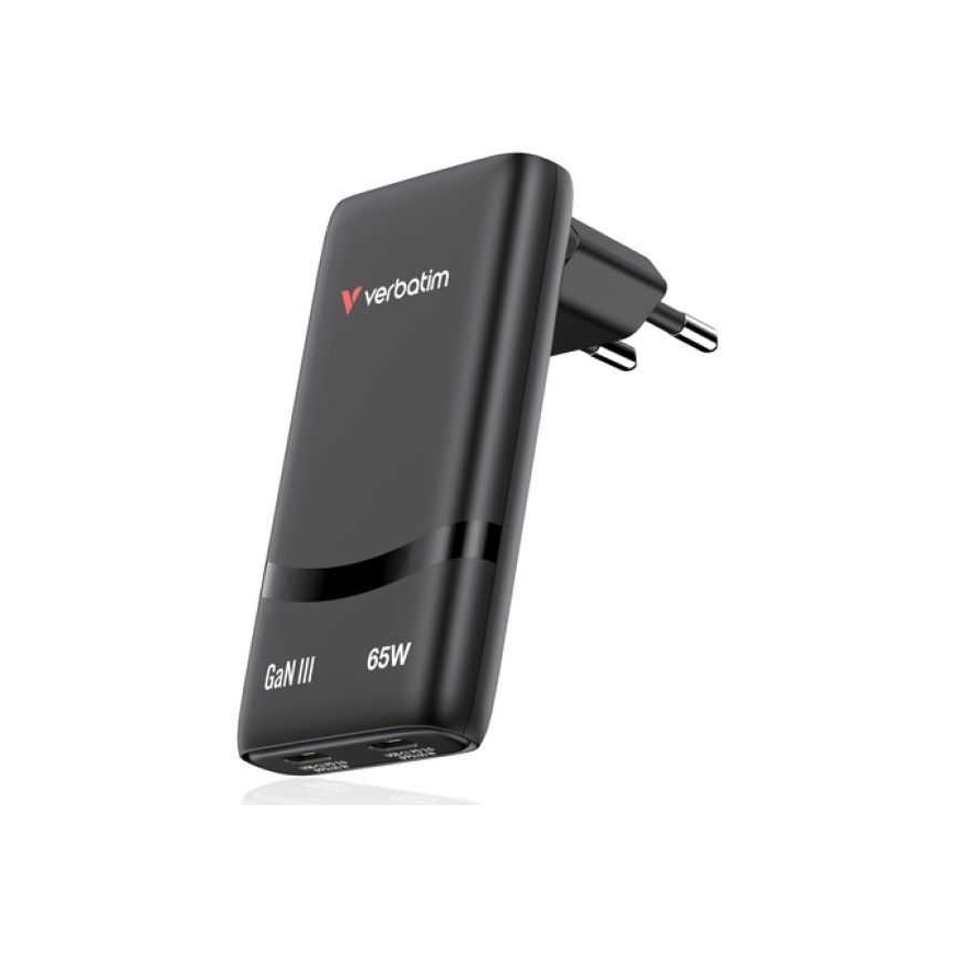 Verbatim GaN III Fold ´n´ Go 65W Juodas – 3