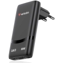 Verbatim GaN III Fold ´n´ Go 65W Melns Verbatim GaN III Fold ´n´ Go 65W Melns