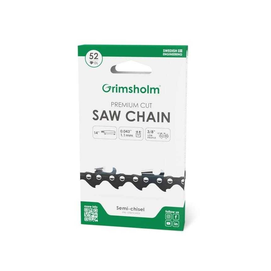 GRIMSHOLM SIRKELISIIRTO PREMIUM 52 DL 3/8 .043/1.1MM