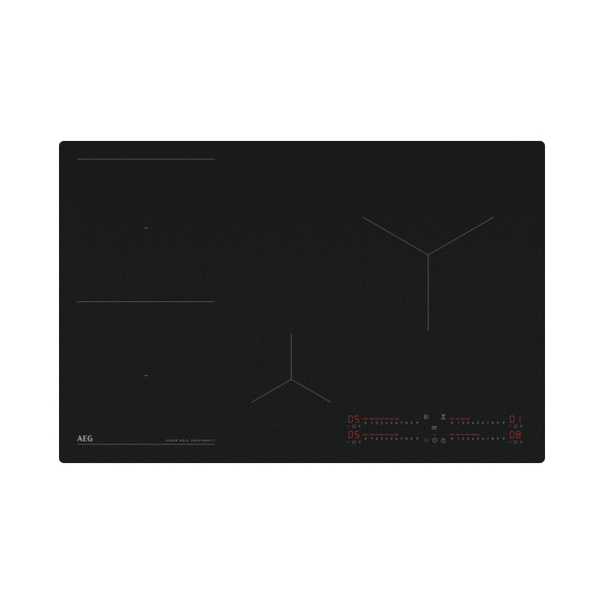 AEG TI84IB10IZ SenseBoil SaphirMatt® indukcijas virsma, 80 cm