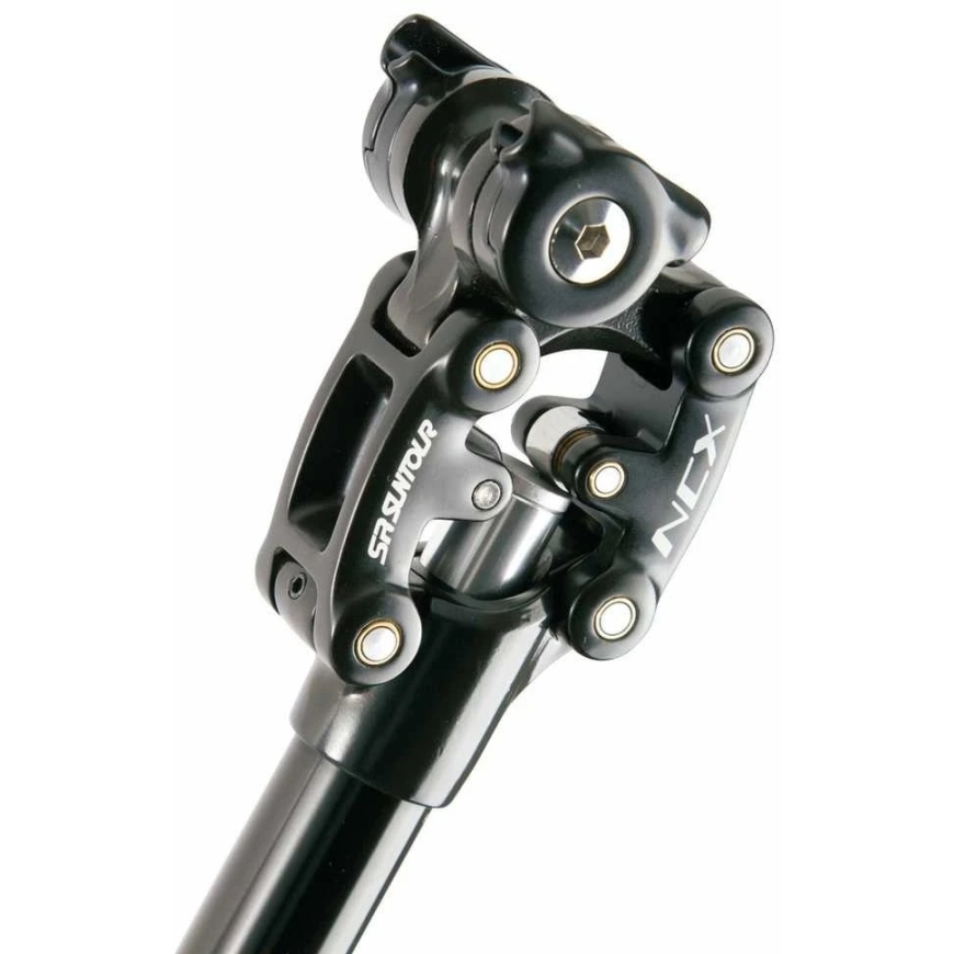 SR Suntour NCX Coil Suspension satulatolppa musta-27.2x400MM