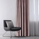 AmeliaHome Sametkardinad aasadega 140 × 270 cm, pruun
