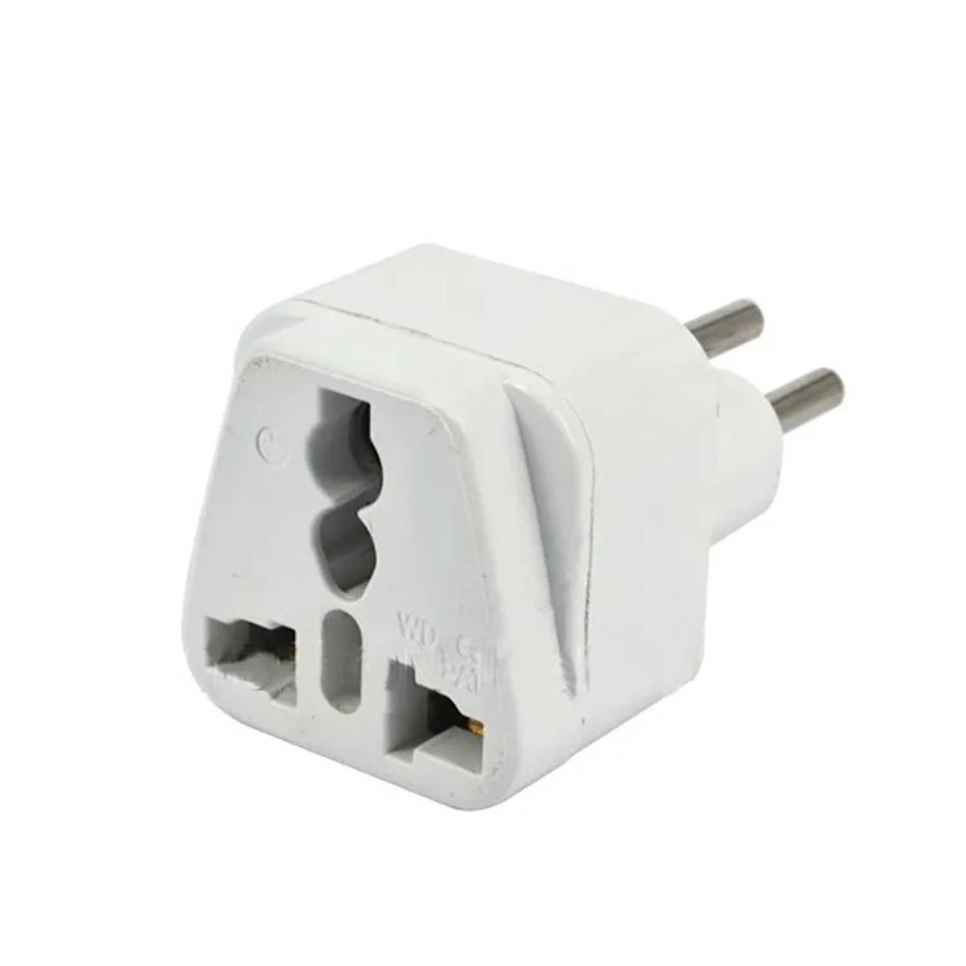 Riff įkrovimo adapteris JAV/JK/CN į EUR Baltas