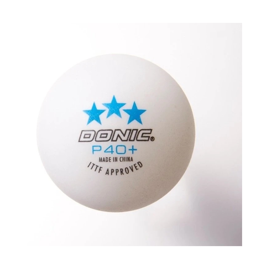 DONIC P40+ lauatenisepallid 3 tähte ITTF 3 tk valge – 4