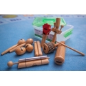 Nino Percussion NINOSET14, medinis ritmo instrumentų rinkinys 10 vaikams Nino Percussion NINOSET14, medinis ritmo instrumentų rinkinys 10 vaikams