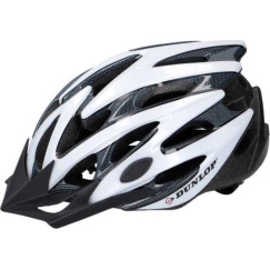 Dunlop Dunlop Dunlop - Kask rowerowy MTB r. S (Biało-czarny)