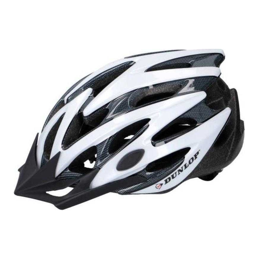 Dunlop Dunlop Dunlop - Kask rowerowy MTB r. S (Biało-czarny)