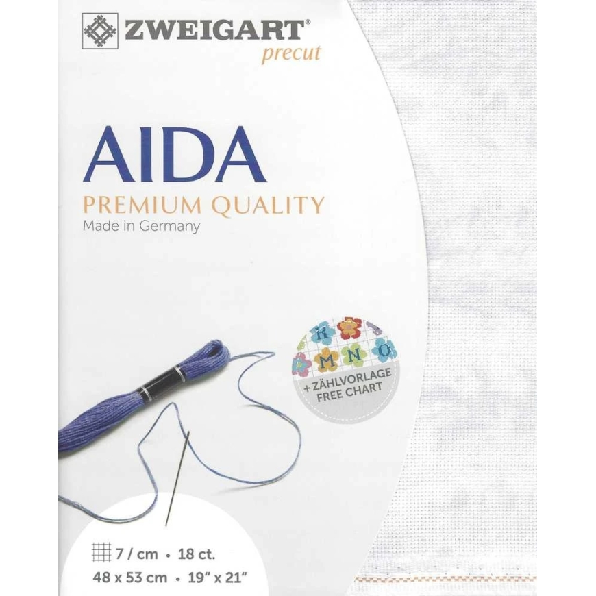 Zweigart Drobe Zweigart Sawitzki Pre-cut Fein-Aida 48x53 cm 379371394853 – 2