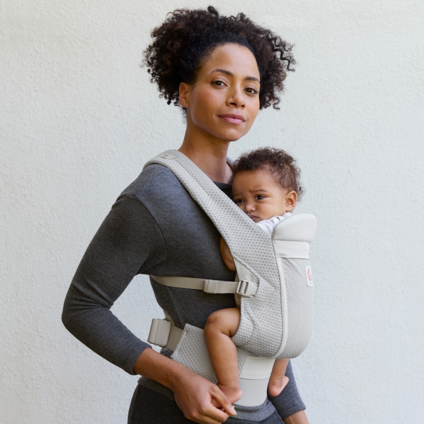 Ergobaby Omni Lite Mesh nešiojamoji kuprinė, perlinė pilka – 4