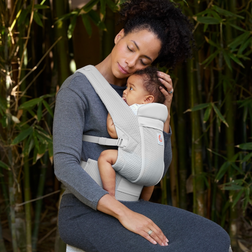 Ergobaby Omni Lite Mesh nešiojamoji kuprinė, perlinė pilka – 5