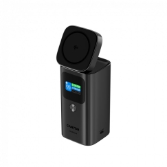CANYON Qi2 магнитный пауэрбанк OnPower 150 15000mAh алюминий тёмно-серый