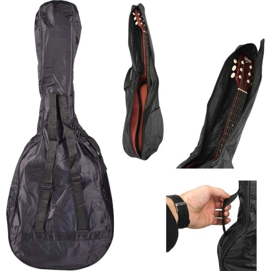 Korbi NN GBC 41 nebrangus 4/4 gitaros dangtelis su dirželiais – 5